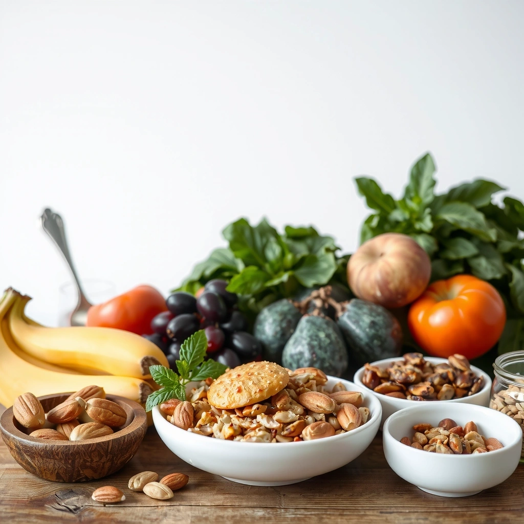 Zdrowe jedzenie i dobry samopoczucie